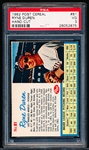 1962 Post Cereal Bb- #81 Ryne Duren, Angels- PSA Vg 3 (Hand Cut)