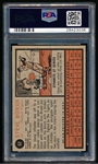 1962 Topps Baseball- #62 Steve Boros, Tigers- PSA NM 7