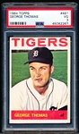 1964 Topps Bb- #461 George Thomas, Tigers- PSA Vg 3