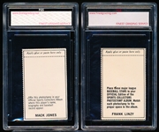 1969 MLB Photostamps- 2 Diff- FGS Graded