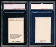 1969 MLB Photostamps- 2 Diff- FGS Graded