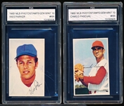 1969 MLB Photostamps- 2 Diff- FGS Graded
