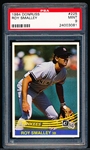 1984 Donruss Bb- #225 Roy Smalley, Yankees- PSA Mint 9