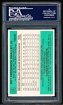 1984 Donruss Bb- #225 Roy Smalley, Yankees- PSA Mint 9