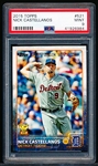 2015 Topps Bb- #521 Nick Castellanos, Tigers- PSA Mint 9