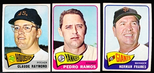 1965 Topps Baseball- 20 Diff