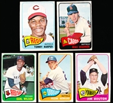 1965 Topps Baseball- 5 Diff