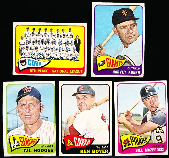 1965 Topps Baseball- 5 Diff