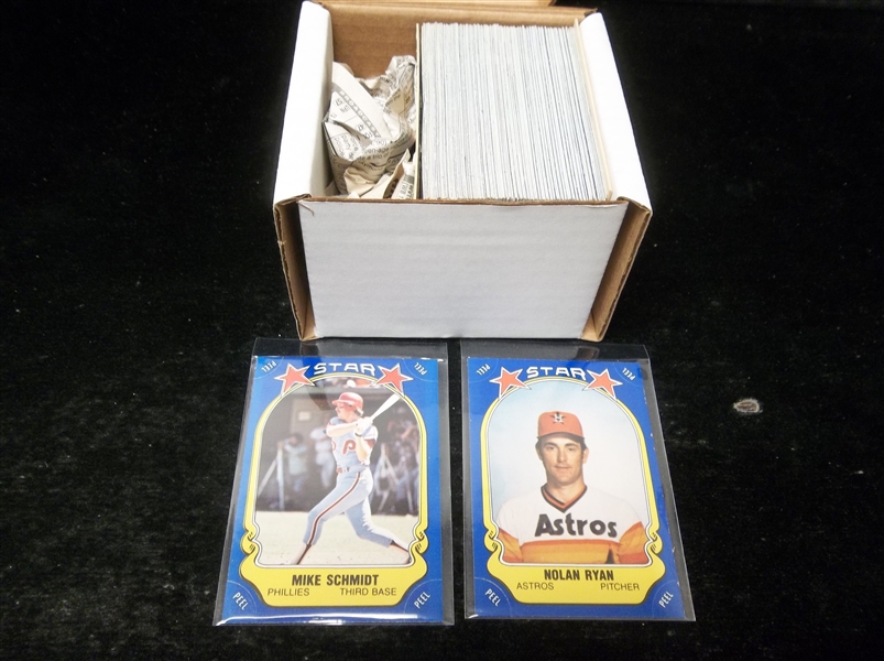 1981 Fleer Star Stickers Bsbl.- 1 Complete Set of 128 Cards
