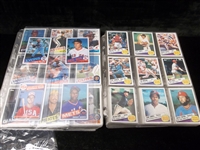 1985 Topps Bsbl.- 1 Complete Set of 792 in Pages
