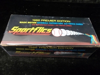 1986 Sportflics Bsbl.- 1 Complete Factory Set of 200 with Unopened Pack and Checklist on Top
