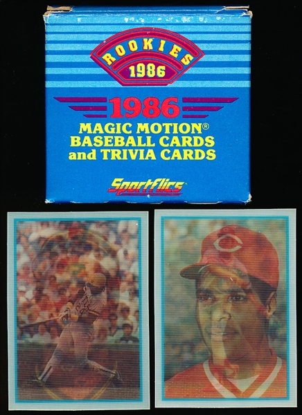 1986 Sportsflics Rookies Bsbl.- 1 Complete Set of 50 Cards with Factory Box