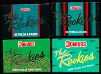 1987-91 Donruss The Rookies Bsbl.- 4 Diff. Factory Sealed Sets