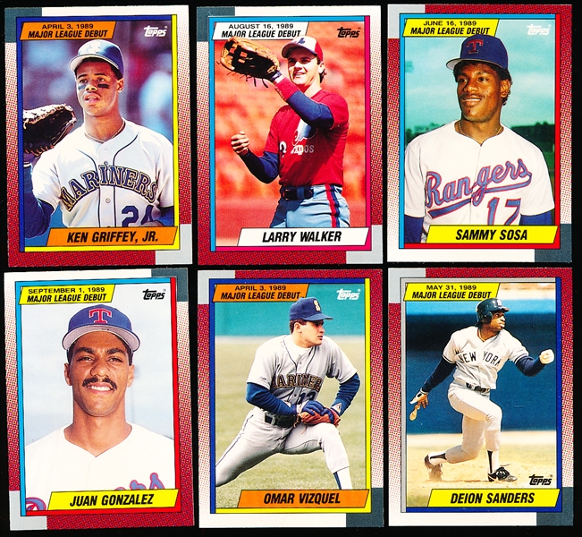 1990 Topps 1989 Major League Debut- 1 Complete Set of 152 Cards