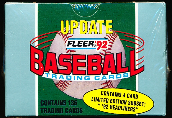 1992 Fleer Update Bsbl.- 1 Factory Sealed Set of 136 Cards- Mike Piazza RC!