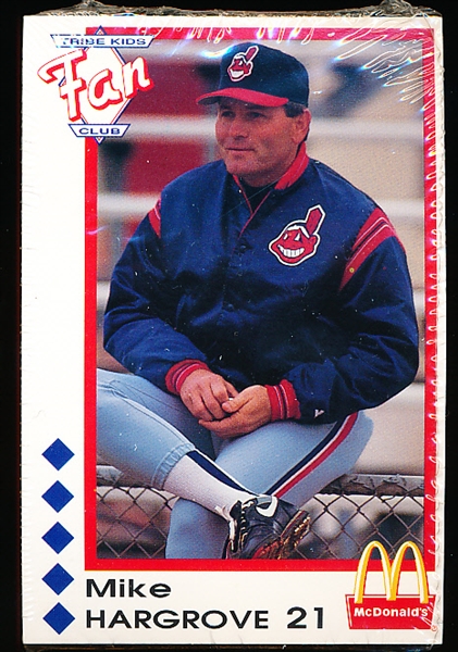 1992 McDonald’s/Tribe Kids Fan Club- 1 Cleveland Indians MLB Factory Sealed Set of 30 Cards