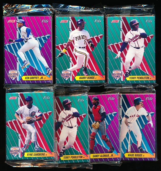1992 Score Proctor & Gamble All-Star Game Sets of 18 Cards- 7 Sets