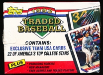 1993 Topps Traded Bsbl.- 1 Factory Sealed Set of 132 Cards