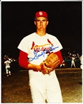 Autographed Steve Carlton St. Louis Cardinals MLB Color 8” x 10” Photo