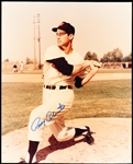 Autographed Rocky Colavito Cleveland Indians MLB Color 8” x 10” Photo