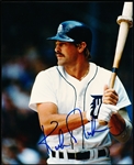 Autographed Kirk Gibson Detroit Tigers MLB Color 8” x 10” Photo