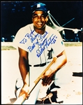 Autographed and Inscribed Willie Horton Detroit Tigers MLB Color 8” x 10” Photo