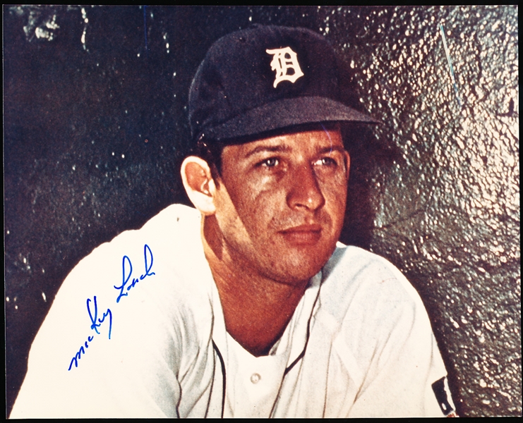 Autographed Mickey Lolich Detroit Tigers MLB Color 8” x 10” Horizontal Photo