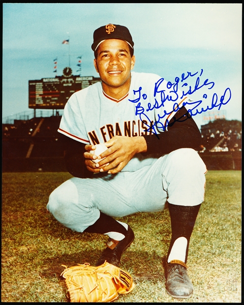 Autographed and Inscribed Juan Marichal San Francisco Giants MLB Color 8” x 10” Photo