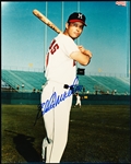 Autographed Eddie Mathews Milwaukee Braves MLB Color 8” x 10” Photo