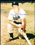 Autographed Duke Snider Brooklyn Dodgers MLB Color 8” x 10” Photo