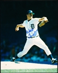 Autographed Walt Terrell Detroit Tigers MLB Color 8” x 10” Photo