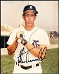 Autographed Alan Trammell Detroit Tigers MLB Color 8” x 10” Photo