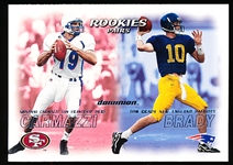 2000 SkyBox Dominion Ftbl. #234 G. Carmazzi/Tom Brady RC