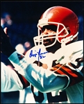 Autographed and Inscribed Ozzie Newsome Cleveland Browns NFL Color 8” x 10” Photo