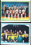 1980-81 Topps Bskbl. “Team Posters”- 1 Complete Set of 16 Posters + 6 Extras