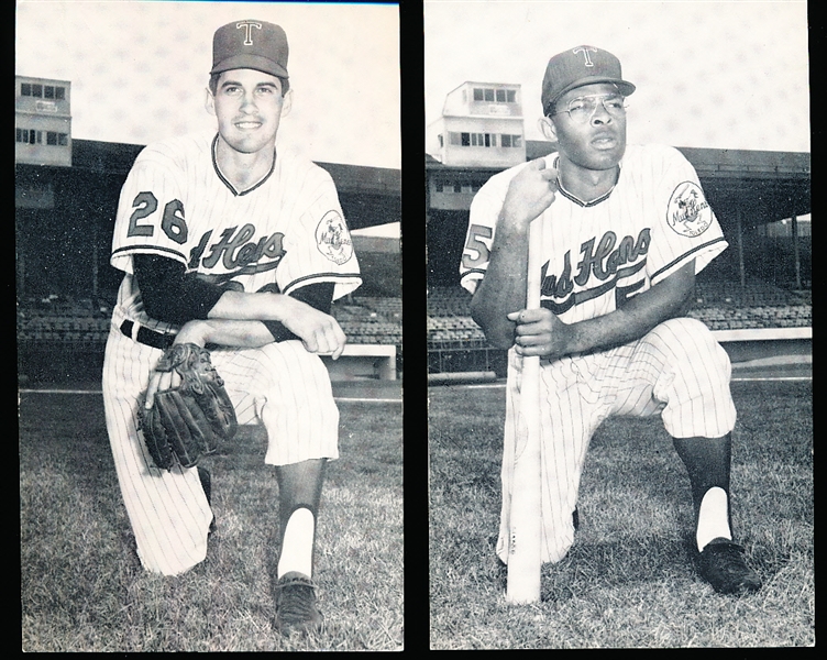 1965 Toledo Mud Hens MiLB B/W 3-¼” x 5-½” Team Issue? Photos- 20 Diff.
