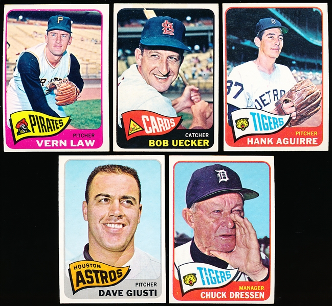 Lot Detail 1965 Topps Bb 5 Diff