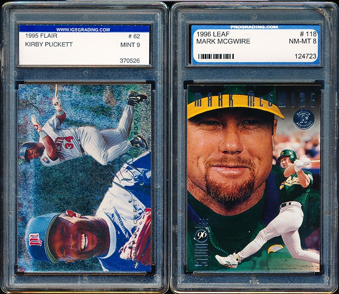 Two Graded Baseball Cards