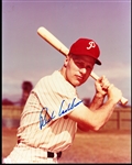 Autographed Richie Ashburn Philadelphia Phillies MLB Color 8” x 10” Photo