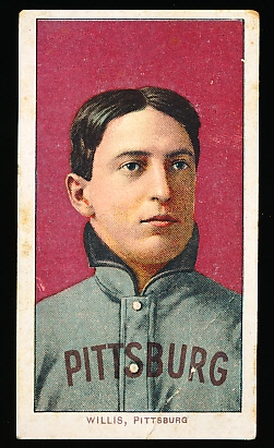 1909-11 T206 Bb-Willis, Pittsburg- Portrait- Sweet Caporal 150 Back