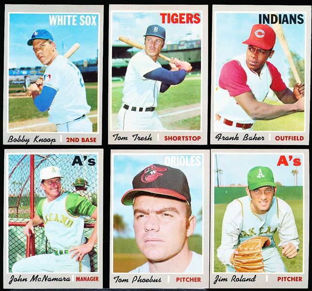 1970 Topps Bb- 6 Diff Hi#’s