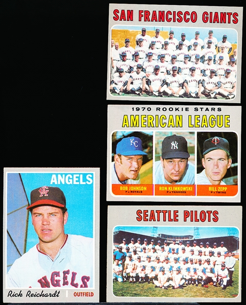 1970 Topps Bb- 4 Diff Hi#’s