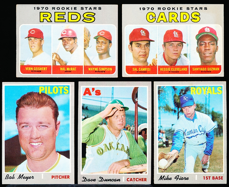 1970 Topps Bb- 5 Diff Hi#’s