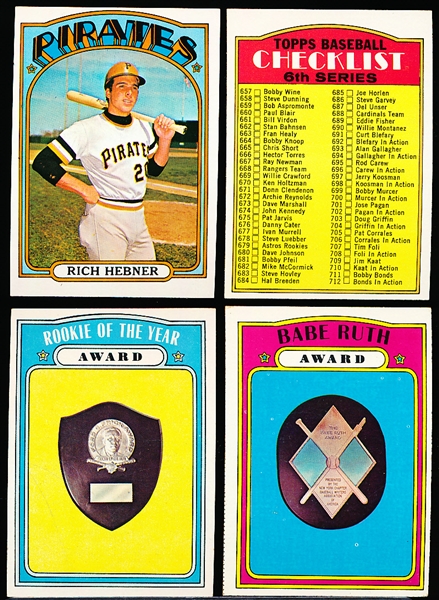 1972 Topps Bb- 20 Diff