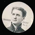 1909-11 E254 Colgan’s Chips Bb- Stars of The Diamond- Dougherty, Chicago Am L