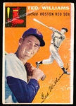 1954 Topps Baseball- #1 Ted Williams, Red Sox