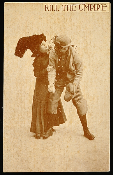 1910 Roth & Langley Phototone Base Ball Postcard- “Kill the Umpire”