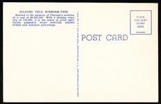 Curteich “1B-H2446, 121 Soldiers Field and Field Museum at the Lake Front, Chicago” Linen Postcard