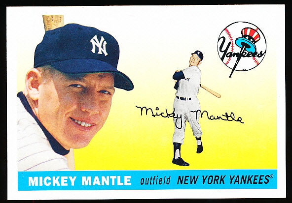 2006 Topps National Sports Collectors Convention VIP Card- #211 Mickey Mantle, Yankees- ’55 Style Card
