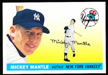 2006 Topps National Sports Collectors Convention VIP Card- #211 Mickey Mantle, Yankees- ’55 Style Card